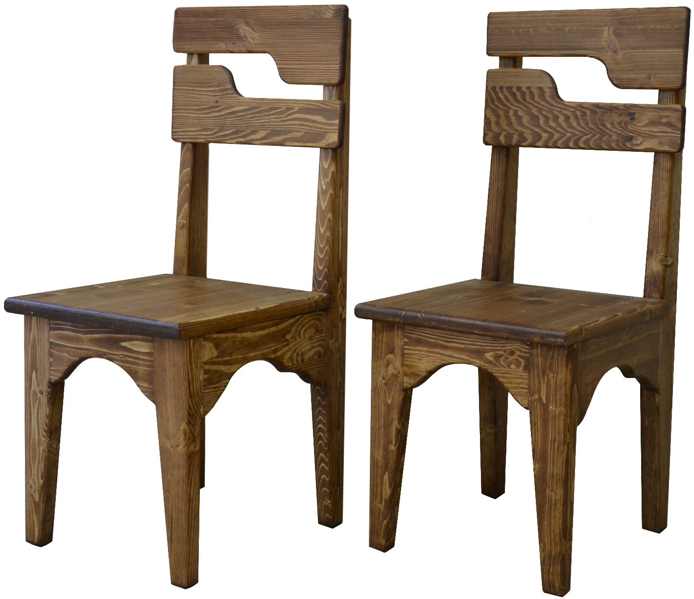 Деревянные стулья GreenzWood квадратной формы